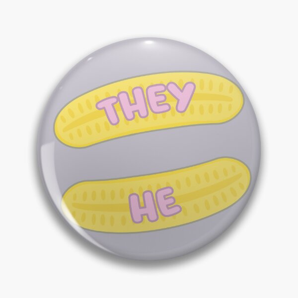 Item preview, Foam Bananas They/He Pronouns designed and sold by MoonMint.