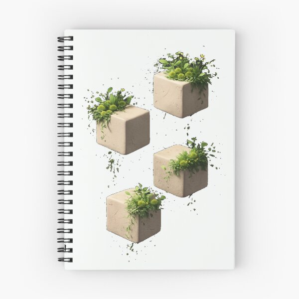 Item preview, Floating Nature Blocks T-Shirt – Minimal Geometric Eco Art Design designed and sold by KDesignCrafts.