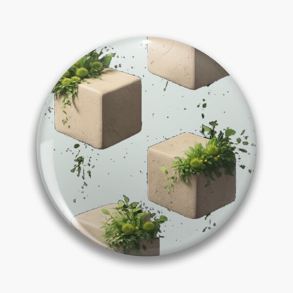 Item preview, Floating Nature Blocks T-Shirt – Minimal Geometric Eco Art Design designed and sold by KDesignCrafts.