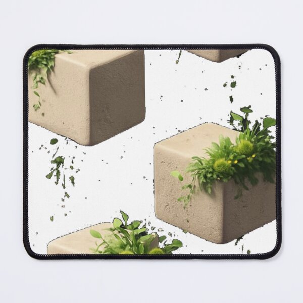 Item preview, Floating Nature Blocks T-Shirt – Minimal Geometric Eco Art Design designed and sold by KDesignCrafts.