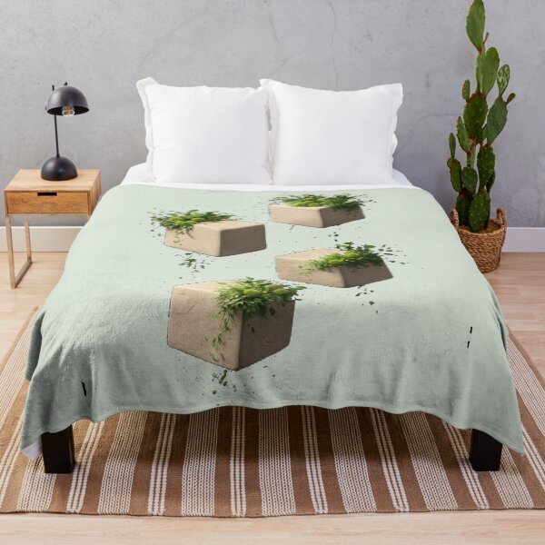 Item preview, Floating Nature Blocks T-Shirt – Minimal Geometric Eco Art Design designed and sold by KDesignCrafts.