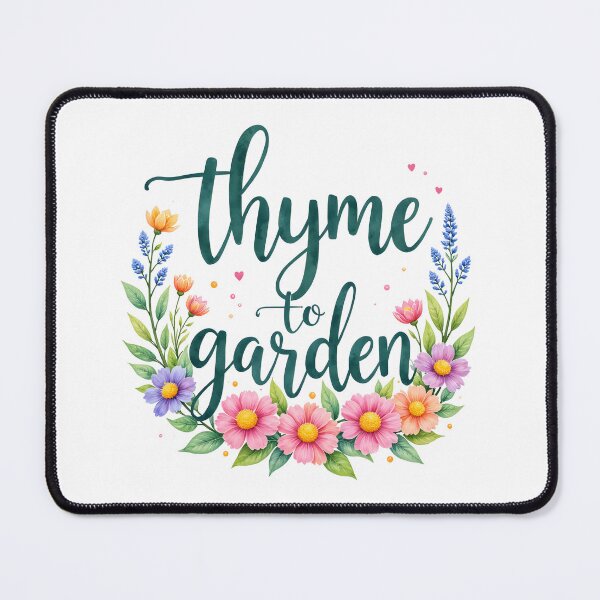 Item preview, Punny petals - Thyme to Garden designed and sold by Petalandfur.