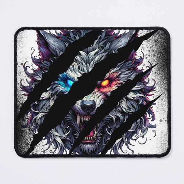 Item preview, Dual Fury Wolf Through Claw Marks designed and sold by Sasitee.