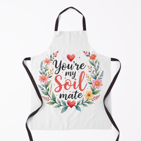 Item preview, Punny petals - You're my Soil Mate designed and sold by Petalandfur.