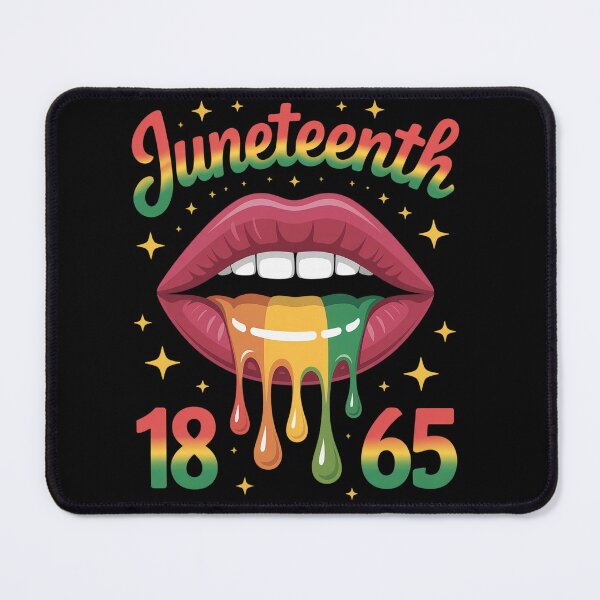 Item preview, Juneteenth Dripping Melanin Lips 1865 Freedom Day  designed and sold by milanforbes.