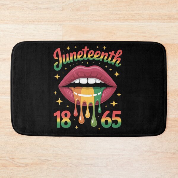 Item preview, Juneteenth Dripping Melanin Lips 1865 Freedom Day  designed and sold by milanforbes.