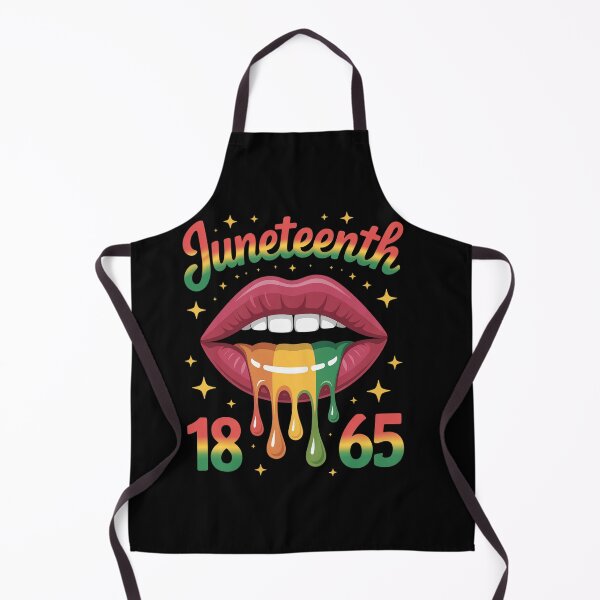 Item preview, Juneteenth Dripping Melanin Lips 1865 Freedom Day designed and sold by milanforbes.