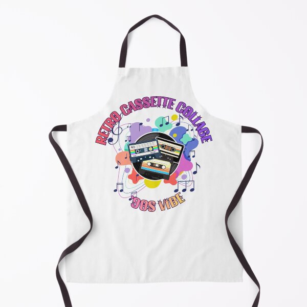 Item preview, Retro Cassette Collage – Colorful ’90s Vibe Music Design designed and sold by TestudoDesign.