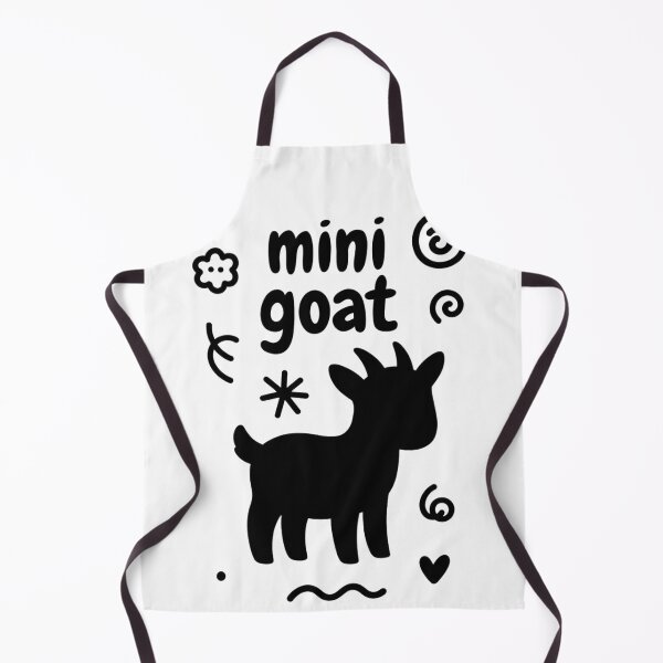 Item preview, Minimal Mini Goat Art Clean Goat Graphic Farm Fans designed and sold by GrumpySableye.