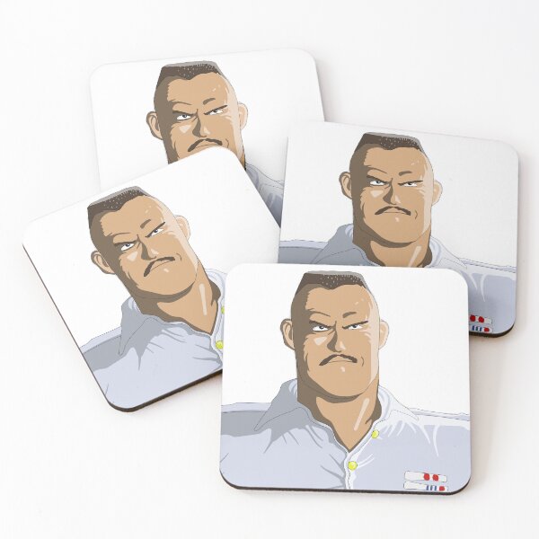 Item preview, The Colonel Shikishima - Military Authority Akira Manga Style Transparent Background designed and sold by Keltoi-art.