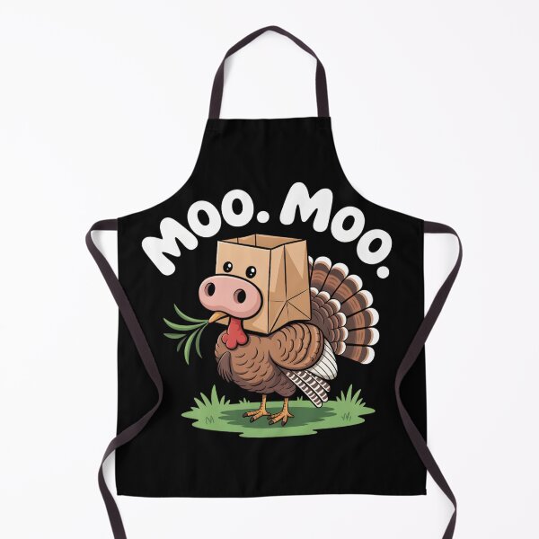 Item preview, Classic Turkey Cow Moo Moo. Funny Thanksgiving designed and sold by faridman.