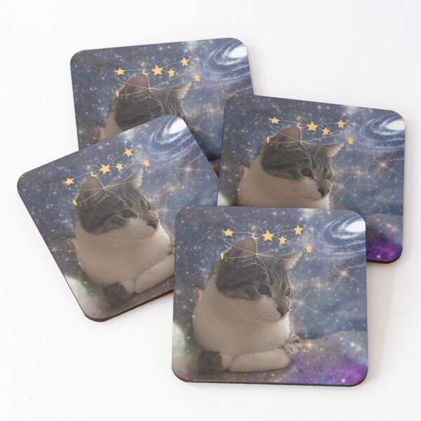 Item preview, Cat in the space Photo designed and sold by catstail.