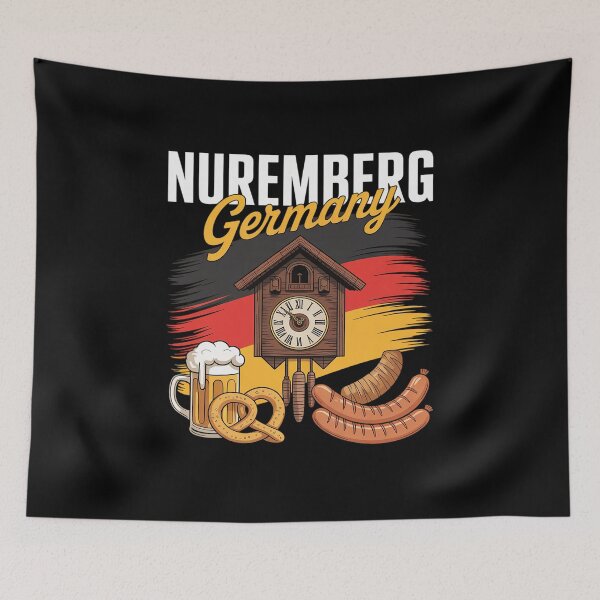 Item preview, Nuremberg Germany Flag German Nuremberg Souvenir Travel designed and sold by CultureSpec.