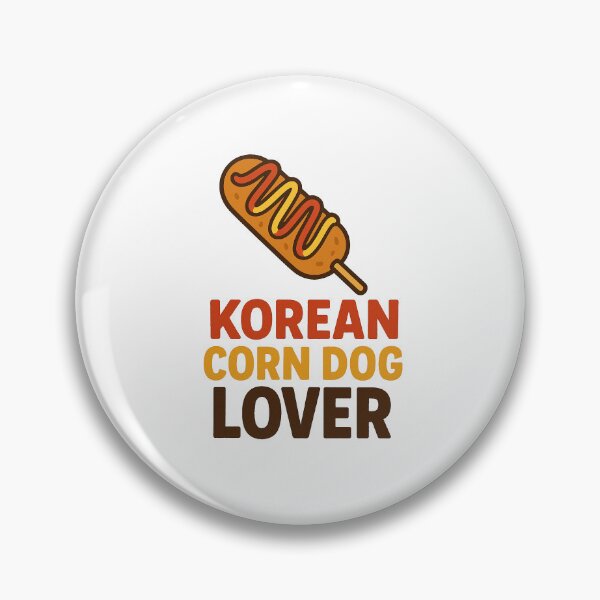 Item preview, Cute Korean Corn Dog Lover Street Food Illustration designed and sold by RedCircleArt.