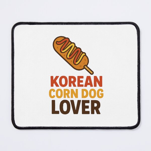 Item preview, Cute Korean Corn Dog Lover Street Food Illustration designed and sold by RedCircleArt.