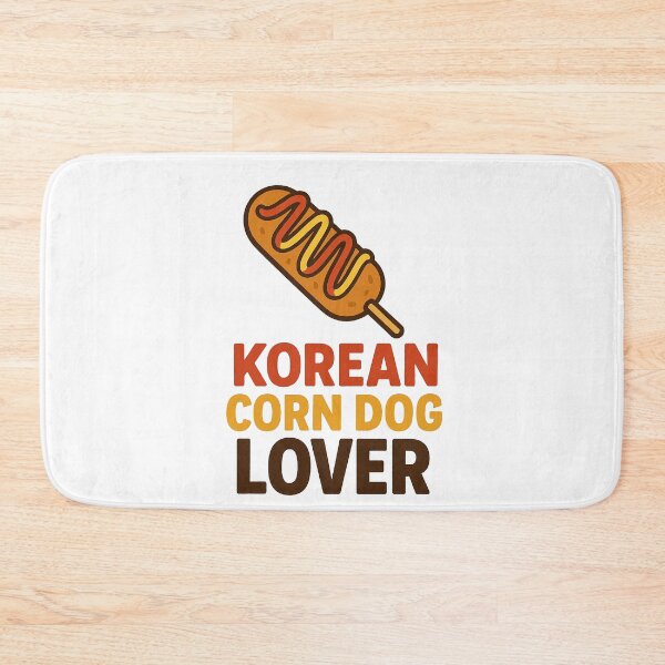 Item preview, Cute Korean Corn Dog Lover Street Food Illustration designed and sold by RedCircleArt.