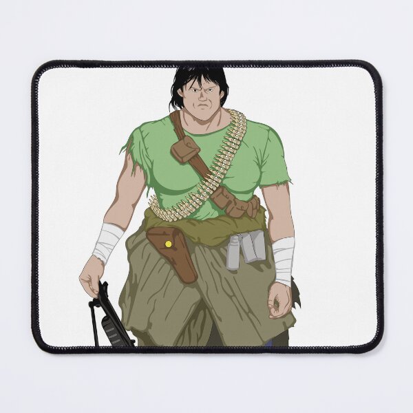 Item preview, Chiyoko the Warrior - Armed Resistance Akira Manga Style Transparent Background designed and sold by Keltoi-art.