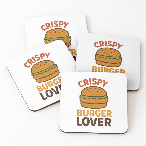Item preview, Cute Crispy Chicken Burger Lover Kawaii Food Art designed and sold by RedCircleArt.