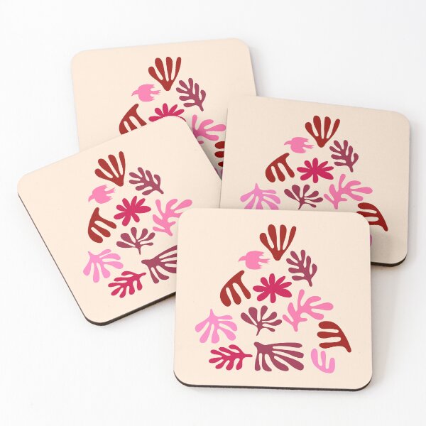 Item preview, Pink Matisse Minimal Christmas Tree designed and sold by MaiZephyr.