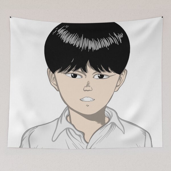Item preview, Akira the Child Power - Mysterious Figure Manga Style Transparent Background designed and sold by Keltoi-art.