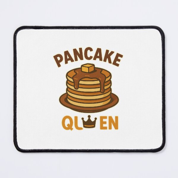Item preview, Cute Pancake Queen Breakfast Lover Food Art designed and sold by RedCircleArt.