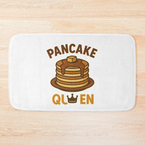 Item preview, Cute Pancake Queen Breakfast Lover Food Art designed and sold by RedCircleArt.