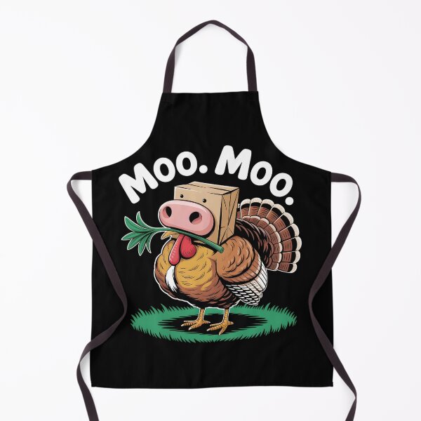 Item preview, Classic Turkey Cow Moo Moo. Funny Thanksgiving designed and sold by faridman.