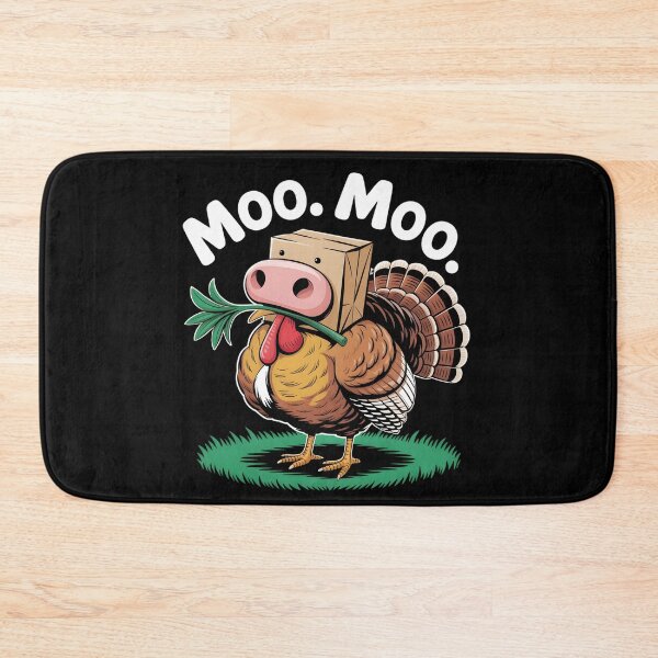 Item preview, Classic Turkey Cow Moo Moo. Funny Thanksgiving designed and sold by faridman.