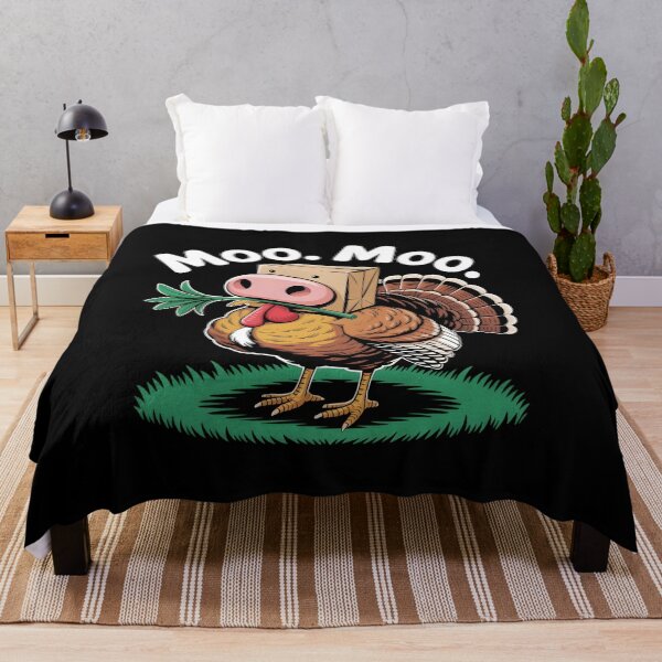 Item preview, Classic Turkey Cow Moo Moo. Funny Thanksgiving designed and sold by faridman.