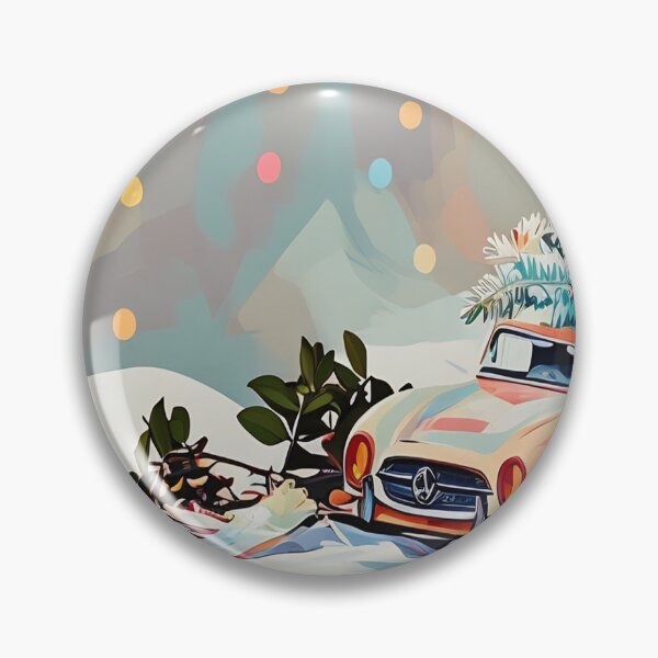 Artikelvorschau, Vintage-Weihnachts-LKW entworfen und verkauft von tomorrowsart.