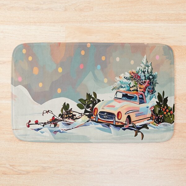 Artikelvorschau, Vintage-Weihnachts-LKW entworfen und verkauft von tomorrowsart.