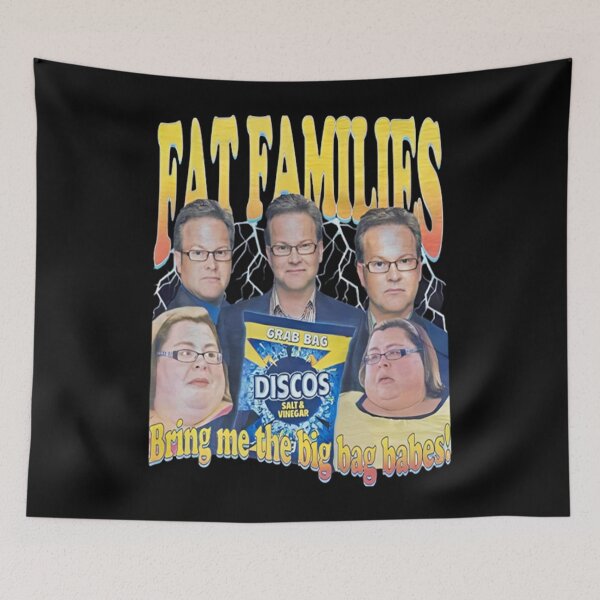 Item preview, Fat Families UK TV Comedy Meme Funny  designed and sold by cleanframe.