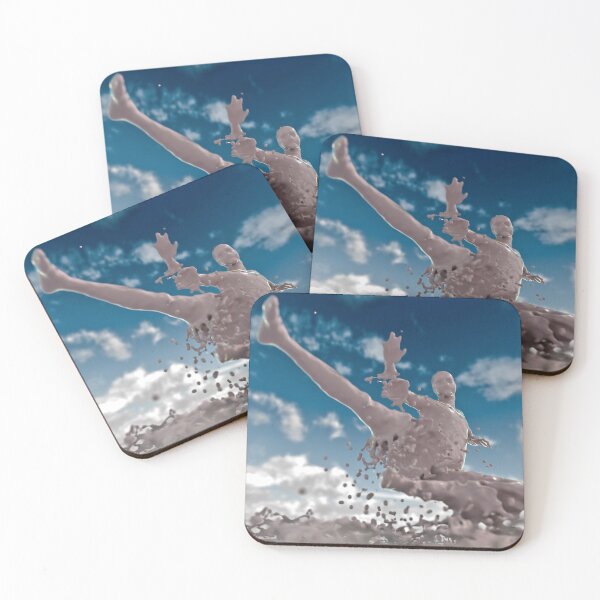 Item preview, Human Splash 05 - Dynamic 3D Human Splash Blue Sky designed and sold by Keltoi-art.