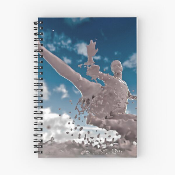 Item preview, Human Splash 05 - Dynamic 3D Human Splash Blue Sky designed and sold by Keltoi-art.