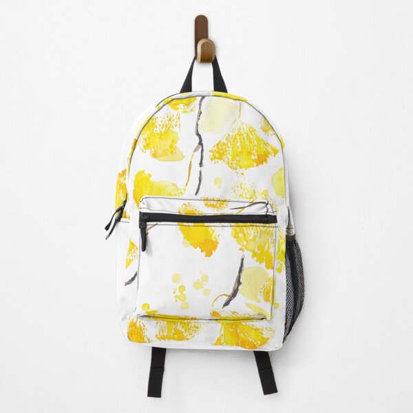 Item preview, Gold ginkgo leaves watercolour painting designed and sold by ColorandColor.