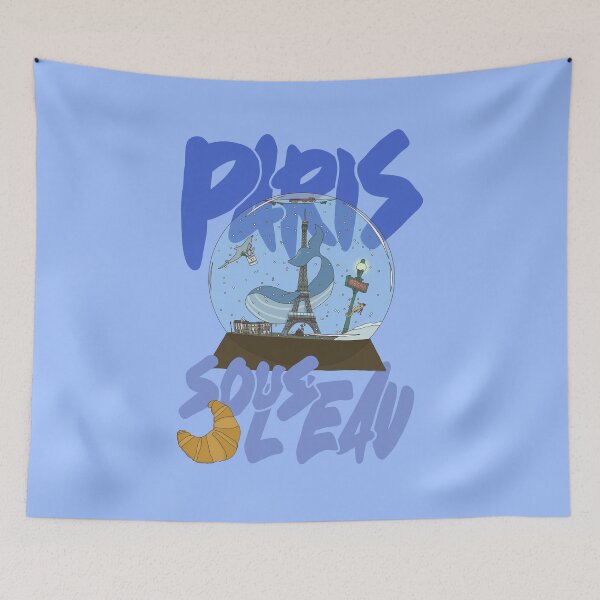 Item preview, Paris Underwater - Illustration of a Fantastic Snow Globe designed and sold by petiteToulon.