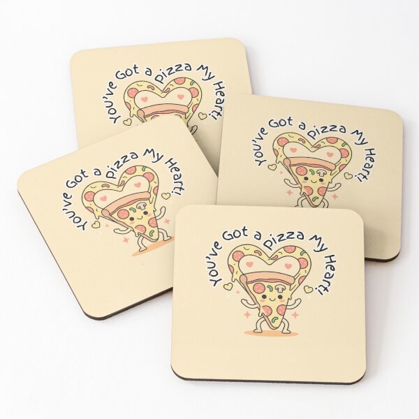 Item preview, Kawaii Dancing Pizza Slice - " You've Got a Pizza My Heart" designed and sold by SebastianSpace.