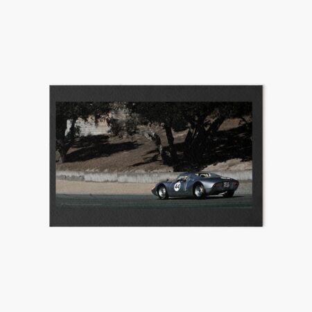 Race Cars of Yesterday on Track Art Board Print