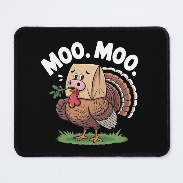 Item preview, Funny hilarious turkey Classic Turkey Cow Moo Moo. Funny Thanksgiving designed and sold by faridman.