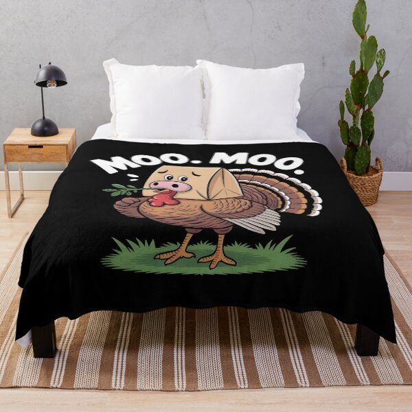 Item preview, Funny hilarious turkey Classic Turkey Cow Moo Moo. Funny Thanksgiving designed and sold by faridman.