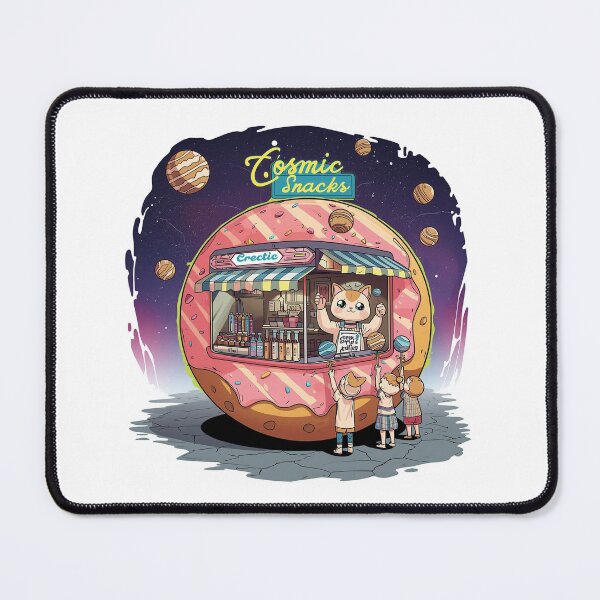 Item preview, Cosmic Snacks Pop Art – Cute Space Cartoon Street Art Design designed and sold by PLUSHIWORLDtm.