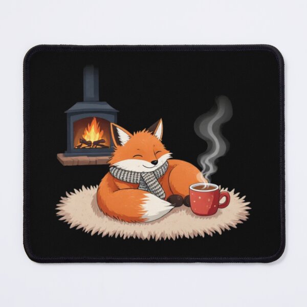 Item preview, Cozy Fox by the Fireplace designed and sold by Aetheriswork.