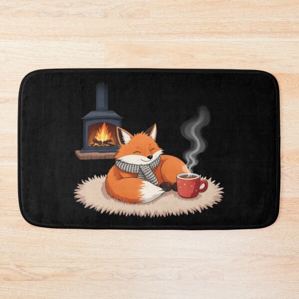 Item preview, Cozy Fox by the Fireplace designed and sold by Aetheriswork.