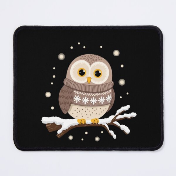 Item preview, Owlet in a Christmas Sweater designed and sold by Aetheriswork.