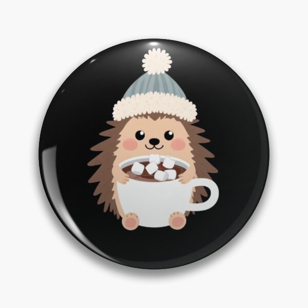 Item preview, Hedgehog with Hot Cocoa designed and sold by Aetheriswork.