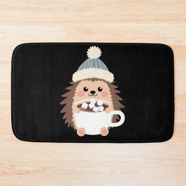 Item preview, Hedgehog with Hot Cocoa designed and sold by Aetheriswork.