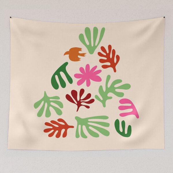 Item preview, Matisse-Inspired Festive Christmas Tree designed and sold by MaiZephyr.