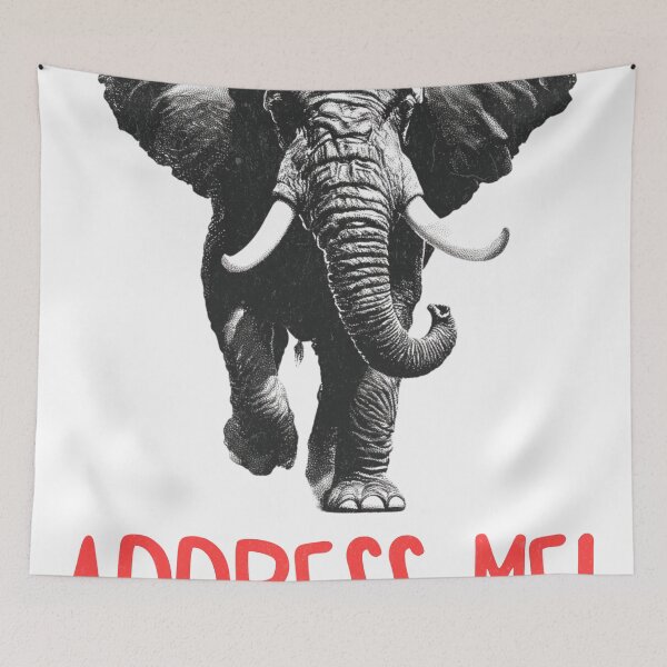 Item preview, Address Me Funny Elephant  designed and sold by ikidyounot.
