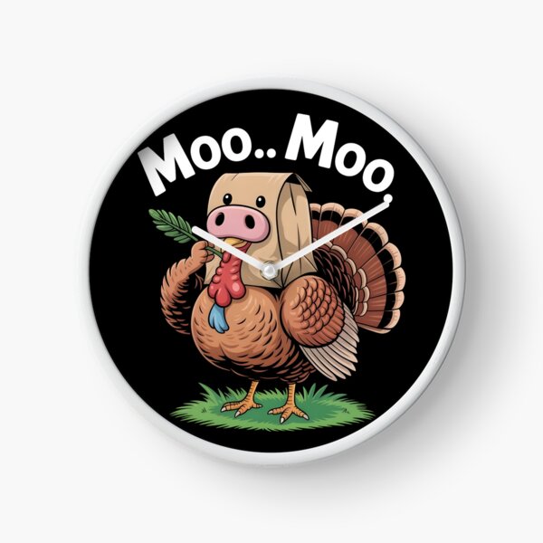 Item preview, Funny hilarious turkey Classic Turkey Cow Moo Moo. Funny Thanksgiving designed and sold by faridman.