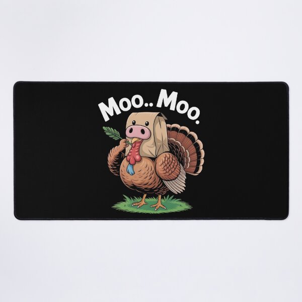 Item preview, Funny hilarious turkey Classic Turkey Cow Moo Moo. Funny Thanksgiving designed and sold by faridman.